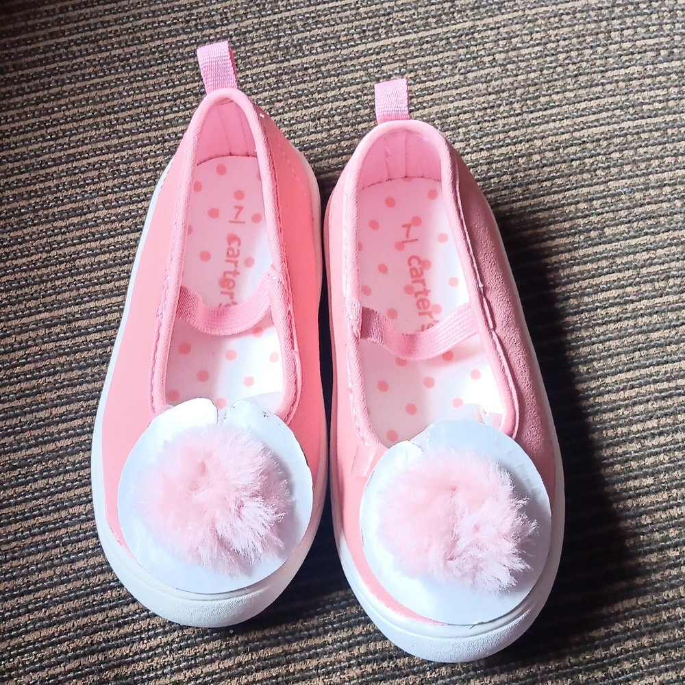NWOT Carter's Pink Slipper Canvas Sneaker